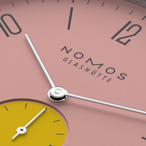 Nomos Glashütte Tangente 38 Datum Bubblegum