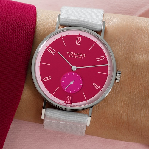Nomos Glashütte Tangente 38 Datum Chili