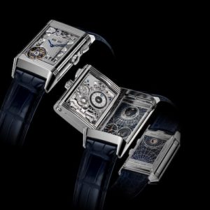 Die Jaeger-LeCoultre Hybris Mechanica Quadriptyque ist die erste Uhr der Welt mit vier Zifferblättern und die komplexeste Reverso aller Zeiten.
