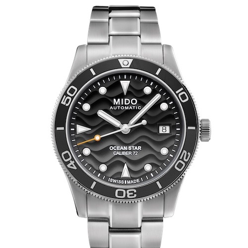 MIDO Ocean Star 39_1.190 Euro UVP_M026.907.11.061.00 Die Version der Mido Ocean Star 39 mit champagnerfarbenem Zifferblatt.