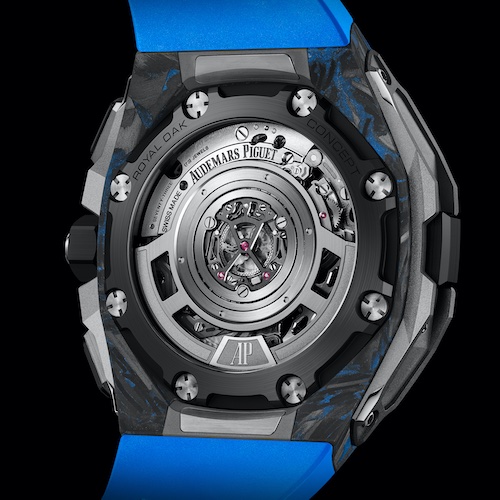 Der Chronograph verfügt über ein Schaltrad und eine vertikale Kupplung.