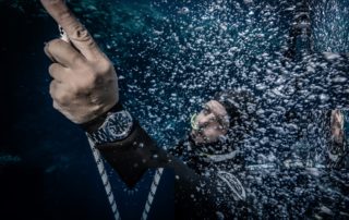 Hanhart Aquasphere und der deutsche Apnoe-Taucher Fabio Tunno