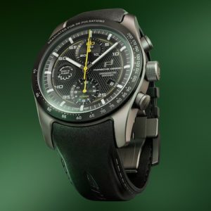 Der Porsche Design Chronograph in perlgestrahlter Version.