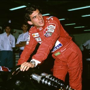 Ayrton Senna war dreifacher Formel-1-Weltmeister und Markenbotschafter von TAG Heuer.