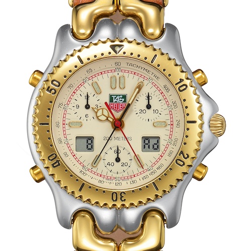 Der historische TAG Heuer Senna S/EL Link Chronograph S25.706C spielt in der Netflix-Serie mit.
