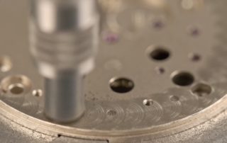 Perlage bei Nomos Glashütte