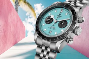 Tudor Black Bay Chrono Flamingo-Blue