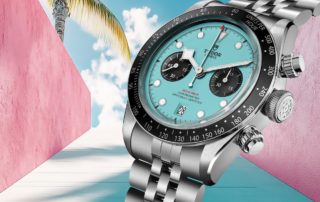 Tudor Black Bay Chrono Flamingo-Blue