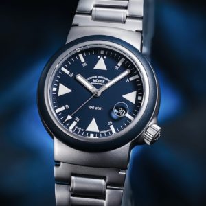 Mühle Glashütte SAR Rescue Timer Nautikblau Stahlband