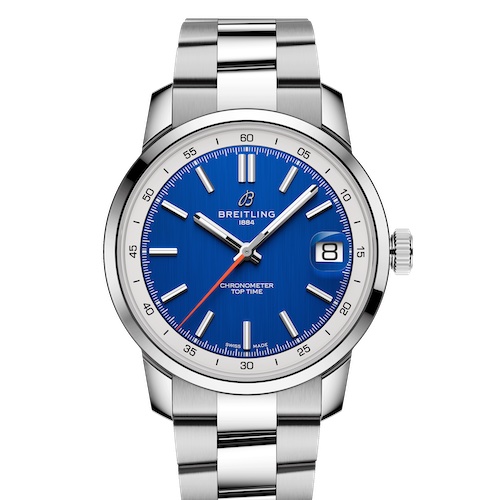 Breitling Top Time B31 Blau Stahl Breitling Top Time B31 Blau Stahl