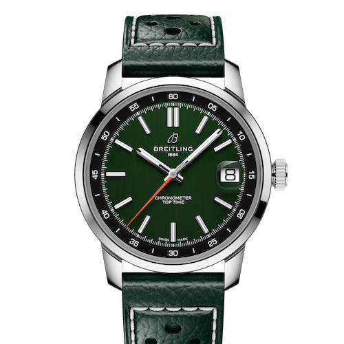 Breitling Top Time B31 Grün Leder Breitling Top Time B31 Grün Leder