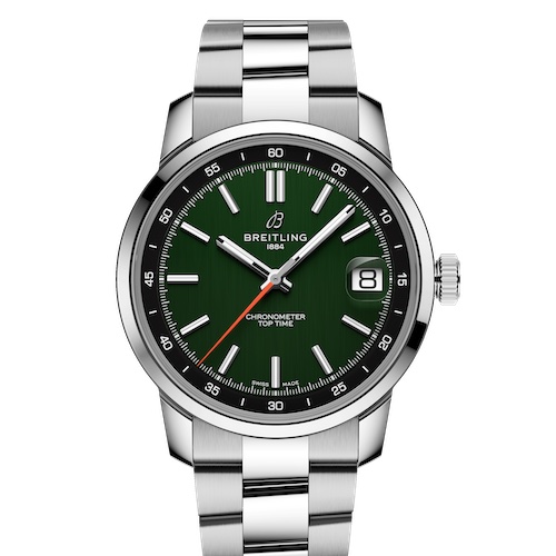 Breitling Top Time B31 Grün Stahl Breitling Top Time B31 Grün Stahl