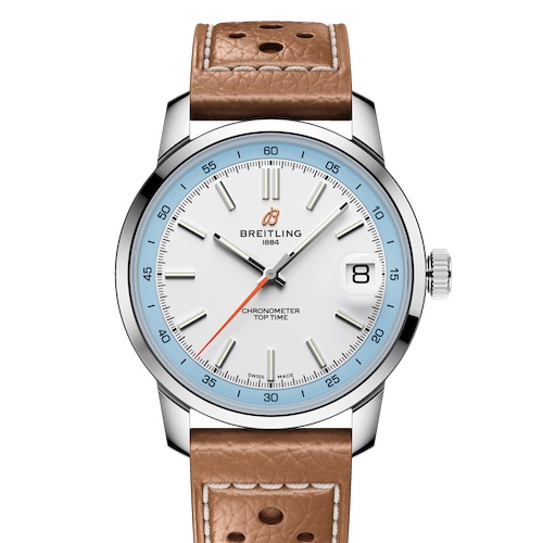 Breitling Top Time B31 Weiss Leder Breitling Top Time B31 Weiss Leder