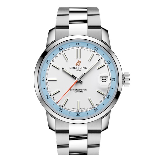 Breitling Top Time B31 Weiss Stahl Breitling Top Time B31 Weiss Stahl