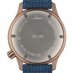 Sinn Spezialuhren T50 Goldbronze Titanboden