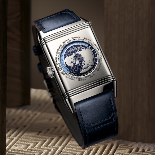 Jaeger-LeCoultre Grande Date Reverso Geographic Edelstahl Jaeger-LeCoultre Grande Date Reverso Geographic Edelstahl