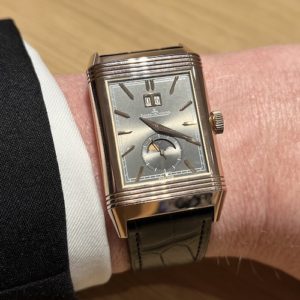 Jaeger-LeCoultre Reverso Tribute Geographic Handgelenk