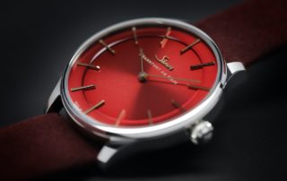 Sinn 1739 Römerberg Alcantara Burgunderrot