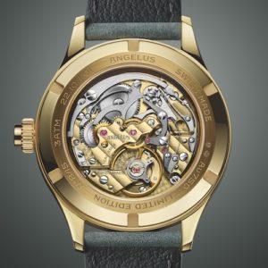 Angelus Chrono Telemetre Gelbgold Boden