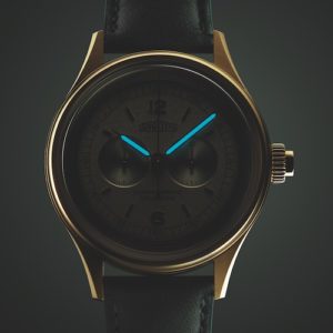 Angelus Chrono Telemetre Gelbgold