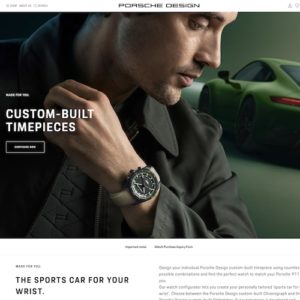 Porsche Design Timepieces_Konfigurator_Chronograph Startseite