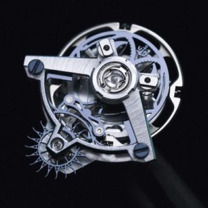 Die Ulysse Anchor Hemmung ist aus Silizium gefertigt.