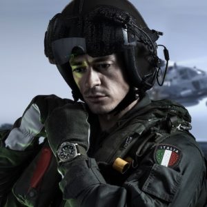 Die beiden Submersible Marina Militare Modelle von Panerai sind von den italienischen Marinefliegern inspiriert.