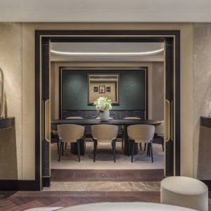 Der Dining Room der Van Cleef & Arpels Boutique in Frankfurt.