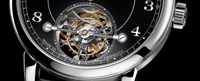 A. Lange & Söhne 1815 Tourbillon Platin mit schwarzem Emaille