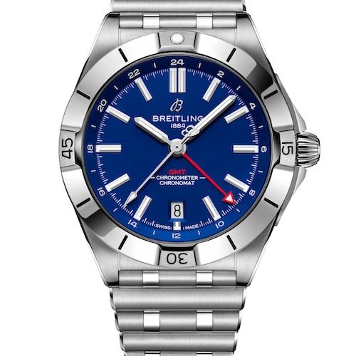 Chronomat GMT 40_13_A32398B21C1A1_US_NFL_BUFFALO_BILLS_soldier_RGB Breitling Chronomat Automatic GMT 40 NFL Buffalo Bills