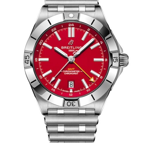 Chronomat GMT 40_13_A32398B81K1A1_US_NFL_KANSAS_CITY_CHIEFS_soldier_RGB Breitling Chronomat Automatic GMT 40 NFL Kansa City Chiefs