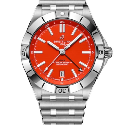 Chronomat GMT 40_13_A32398C21O1A1_US_NFL_CINCINNATI_BENGALS_soldier_RGB Breitling Chronomat Automatic GMT 40 NFL Cincinatti Bengals