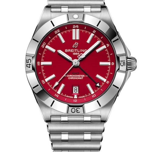 Chronomat GMT 40_13_A32398C51K1A1_US_NFL_TAMPA_BAY_BUCCANEERS_soldier_RGB Breitling Chronomat Automatic GMT 40 NFL Tampa Bay Buccaneers