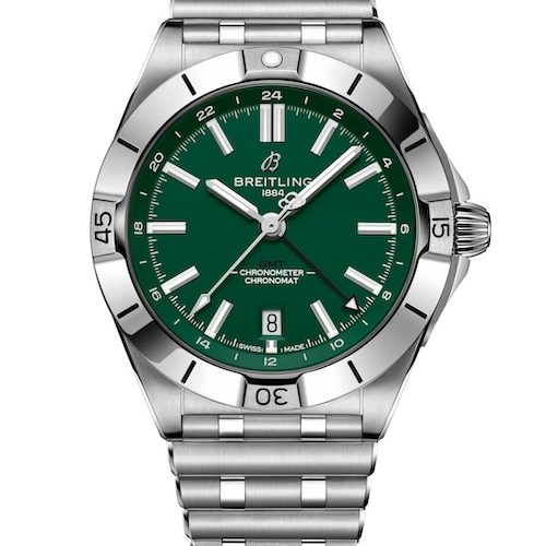 Chronomat GMT 40_13_A32398C61L1A1_US_NFL_NEW_YORK_JETS_soldier_RGB Breitling Chronomat Automatic GMT 40 NFL New York Jets