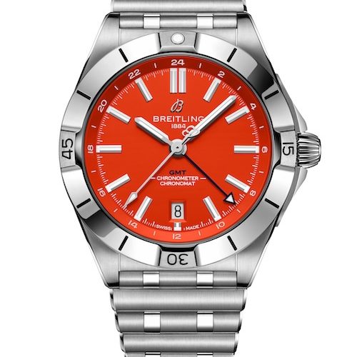 Chronomat GMT 40_13_A32398C81O1A1_US_NFL_DENVER_BRONCOS_soldier_RGB Breitling Chronomat Automatic GMT 40 NFL Denver Broncos