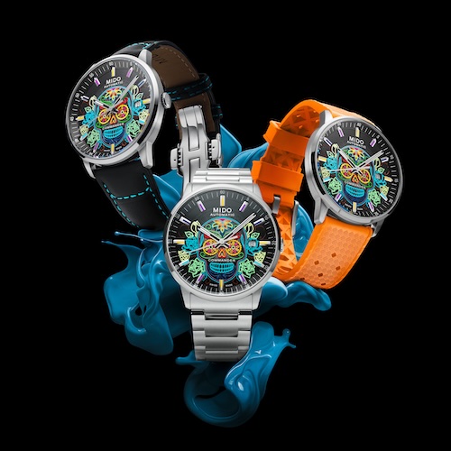 Die MIido Commander Gradient Catrines Special Edition bekommt mit farbigen Bändern einen anderen Akzent.