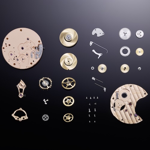 Tutima Kaliber 617 Komponenten Die 171 Komponenten des Kalibers 617 sind aufwändig veredelt.