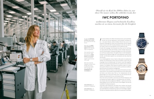 Gisele Bündchen beim Besuch der Manufaktur von IWC in Schaffhausen.