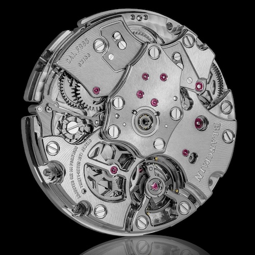 Blancpain Kaliber F385 Das Blancpain Kaliber F385 arbeitet mit einer Frequenz von fünf Hertz.