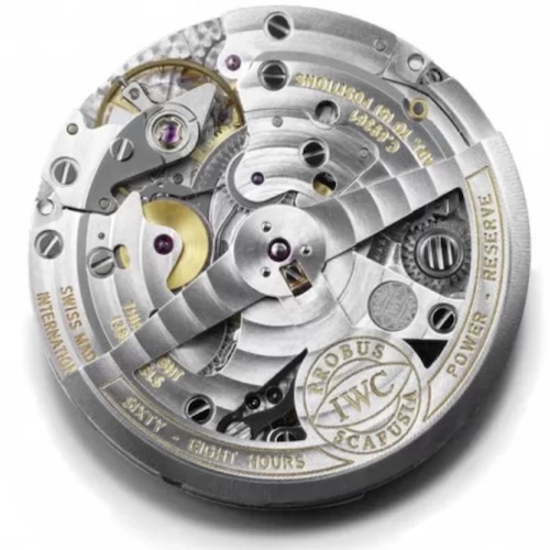 IWC Kaliber 89361 Das IWC Kaliber 89361 besitzt den patentierten Pellaton-Aufzug und eine vertikale Kupplung.