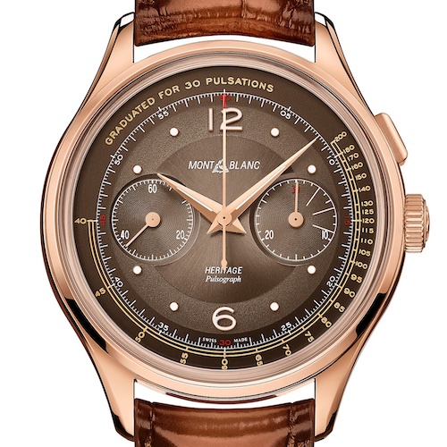 Montblanc Heritage Manufacture Pulsograph Limited Edition 100 Das Kaliber MB13.21 wurde 2011 eingeführt und arbeitet in der Heritage Familie von Montblanc.