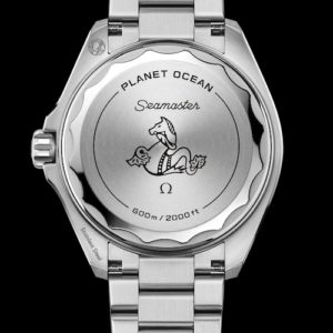 Die neue Omega Seamaster Planet Ocean ist mit einem Titanboden versehen.