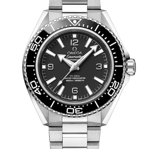 Omega Seamaster Planet Ocean Schwarz Edelstahlband