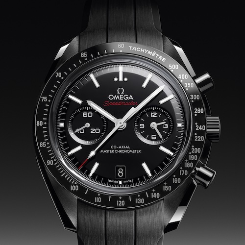 Omega Speedmaster Dark Side of the Moon Die Omega Speedmaster Dark Side of the Moon ist mit dem 2016 vorgestellten Kaliber 9900 ausgestattet.