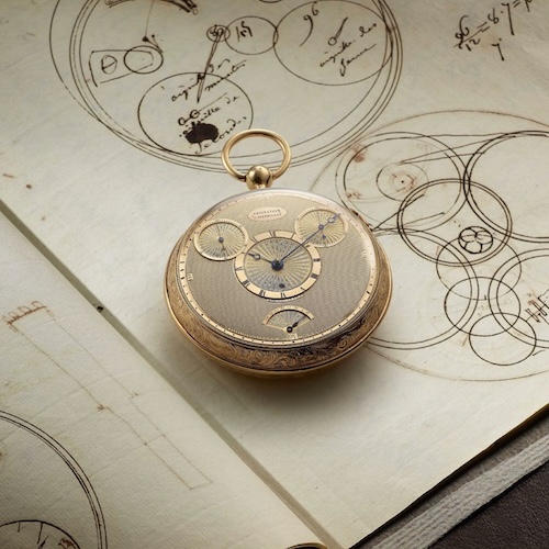 Die zwischen 1802 und 1809 gefertigte Referenz Breguet Nr. 1176 diente als Vorbild für die Breguet Classique 7225.