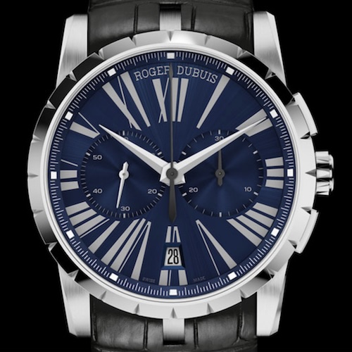 Roger Dubuis Excalibur Chronograph Der Roger Dubuis Excalibur Chronograph ist mit dem 2013 vorgestellten Kaliber RD681 ausgestattet.