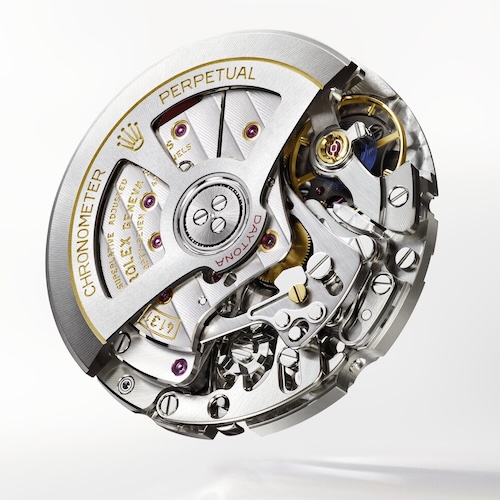 Rolex-Kaliber 4131 Das Kaliber 4131 aus dem Jahr 2023 besitzt die 2015 eingeführte Chronergy-Hemmung.