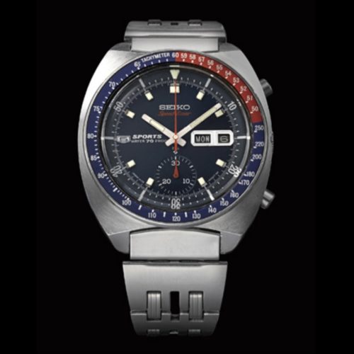 Seiko Speedtimer 6139 von 1969 Die Seiko Speedtimer 6139 war 1969 der erste Chronograph mit Automatikaufzug.
