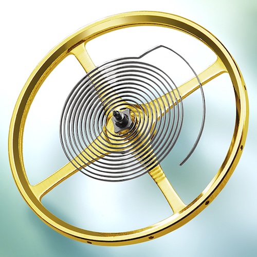 Seiko Spron Spiralfeder Auch für die Spiralfeder nutzt Seiko die Legierung Spron in der Variante 510.