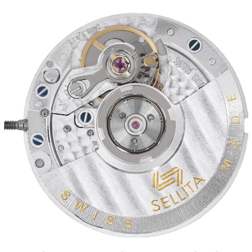 Das Automatikwerk Sellita SW 1000-1 ist Sellitas erstes vollständig intern konstruiertes Kaliber.